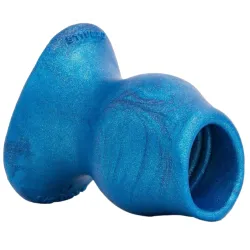 Oxballs Plug Tunnel Pig-Hole Platinum Bleu 12 x 8.5 cm